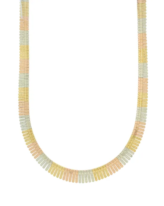 18CT 3/T F.GRAD COLLIER 43cm